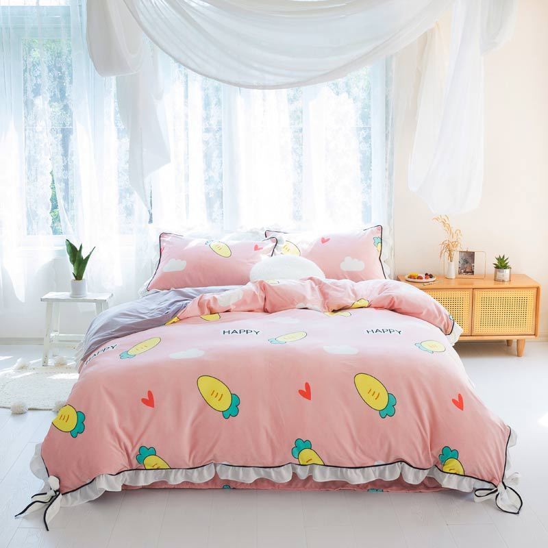 Wholesale Comforter Grey Bedding Set,King Girl Bed Comforter Set#