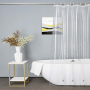 Transparent security PEVA mildew bathroom shower curtain, white  mold waterproof plastic curtain/