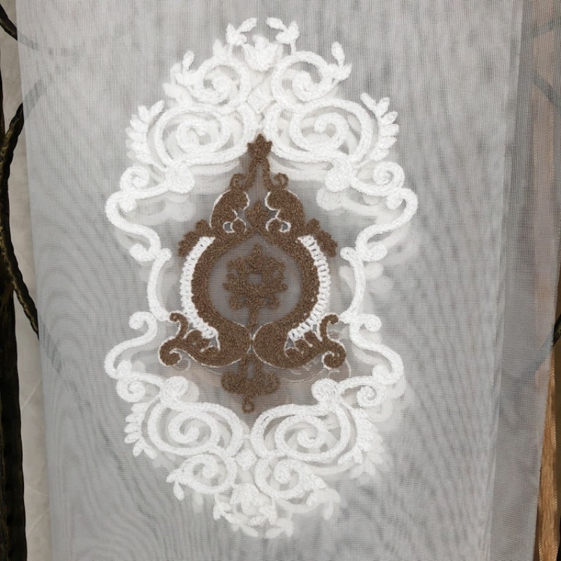 new arrival european style laser cut ball chain balcony curtain