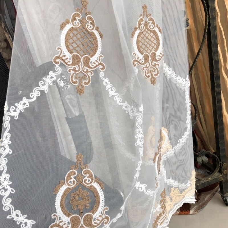 new arrival european style laser cut ball chain balcony curtain