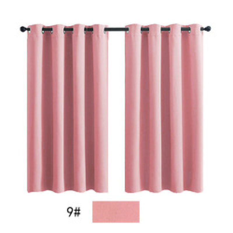 Amazon hot selling Cheap Customized solid color plain curtain , high shading  curtain fabric for the bedroom/