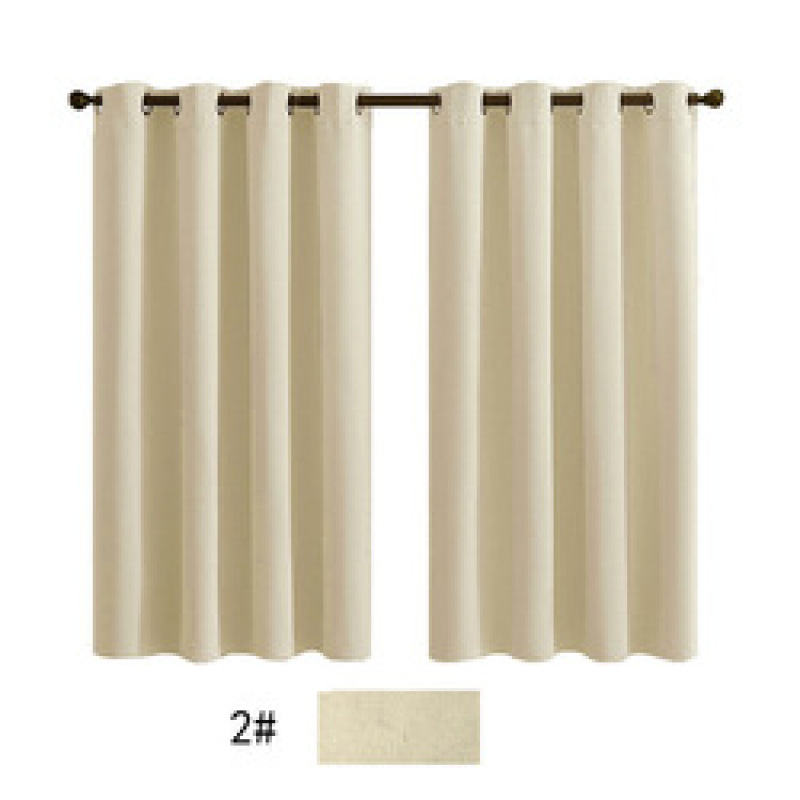 Amazon hot selling Cheap Customized solid color plain curtain , high shading  curtain fabric for the bedroom/
