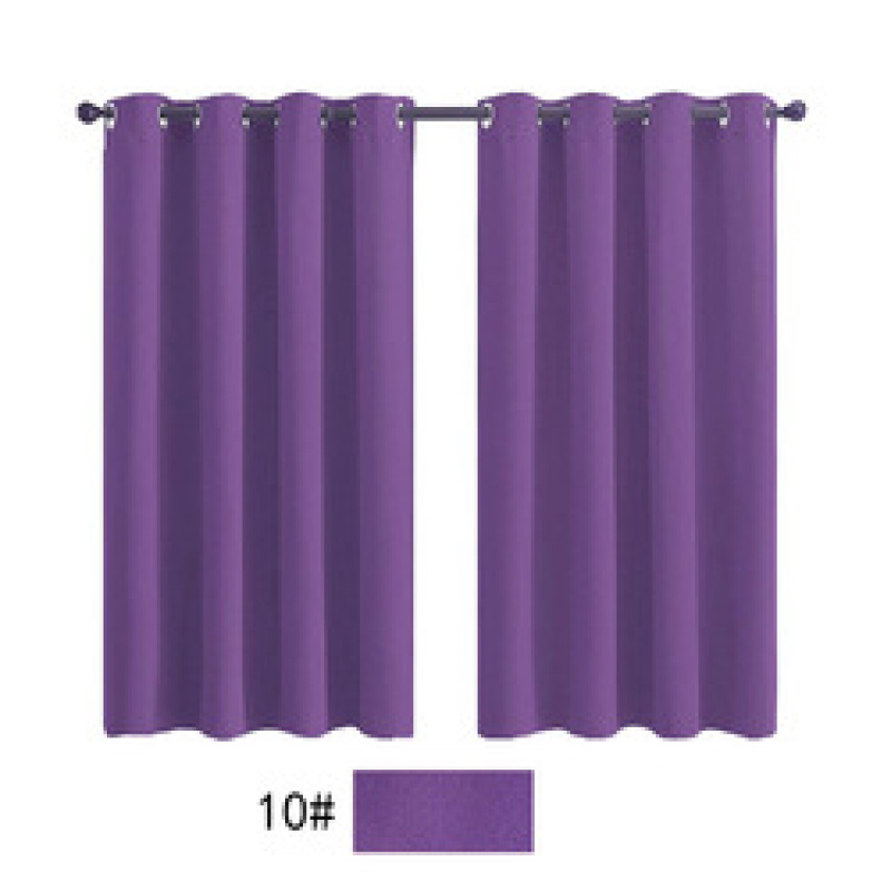 Amazon hot selling Cheap Customized solid color plain curtain , high shading  curtain fabric for the bedroom/