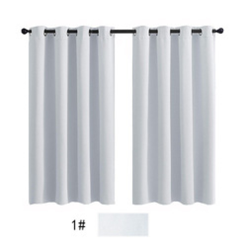 Amazon hot selling Cheap Customized solid color plain curtain , high shading  curtain fabric for the bedroom/