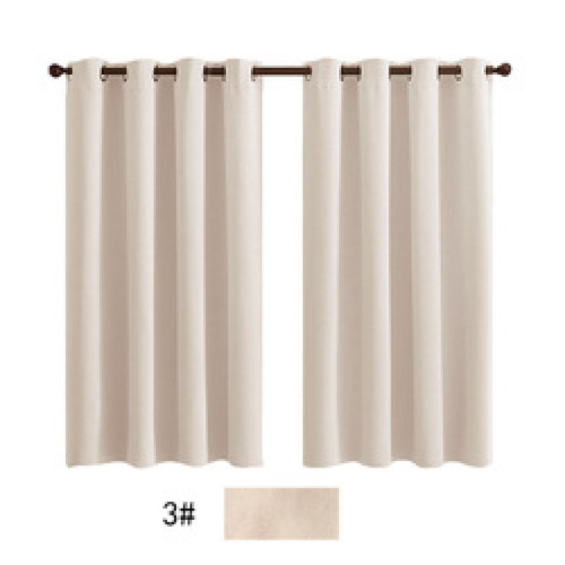 Amazon hot selling Cheap Customized solid color plain curtain , high shading  curtain fabric for the bedroom/