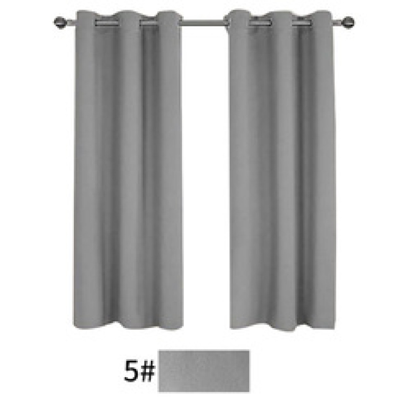 Amazon hot selling Cheap Customized solid color plain curtain , high shading  curtain fabric for the bedroom/