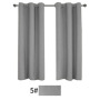 Amazon hot selling Cheap Customized solid color plain curtain , high shading  curtain fabric for the bedroom/