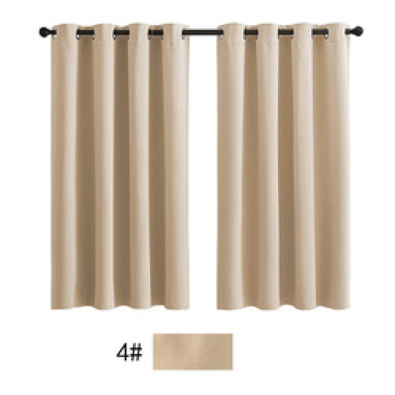Amazon hot selling Cheap Customized solid color plain curtain , high shading  curtain fabric for the bedroom/
