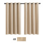 Amazon hot selling Cheap Customized solid color plain curtain , high shading  curtain fabric for the bedroom/