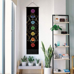 Bohemian Constellation Chakra Tapestry Colorful Meditation Living Room Bedroom Decoration Mural/