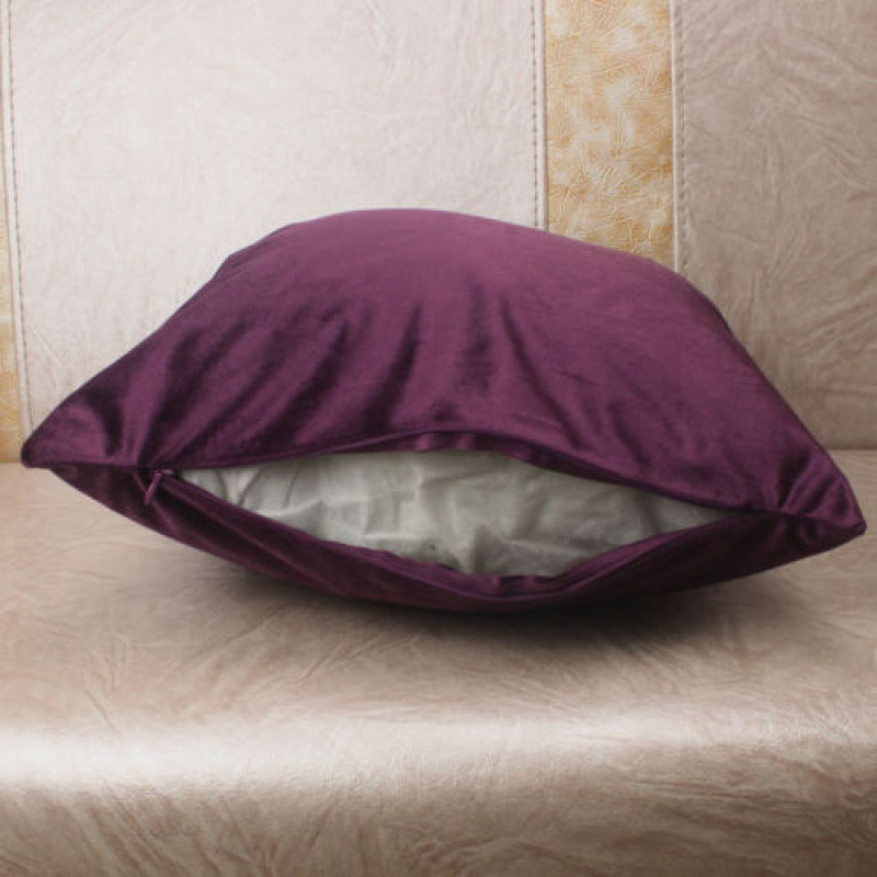 2019 Solid Colors Luxury Velvet Cushion Cover Decorative Pillow Covers Cases Gifts,Luxury Cushion Covers Decorative Home/