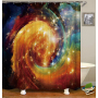 Drop Shipping Custom art painting Modern Fabric Bath Curtains Home Decor watercolor Curtains More Size Custom Your image Shower/