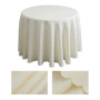 Nappe de ménage de banquet de mariage de réunion d'hôtel en gros, nappe ronde populaire de polyester de nappe de jacquard/