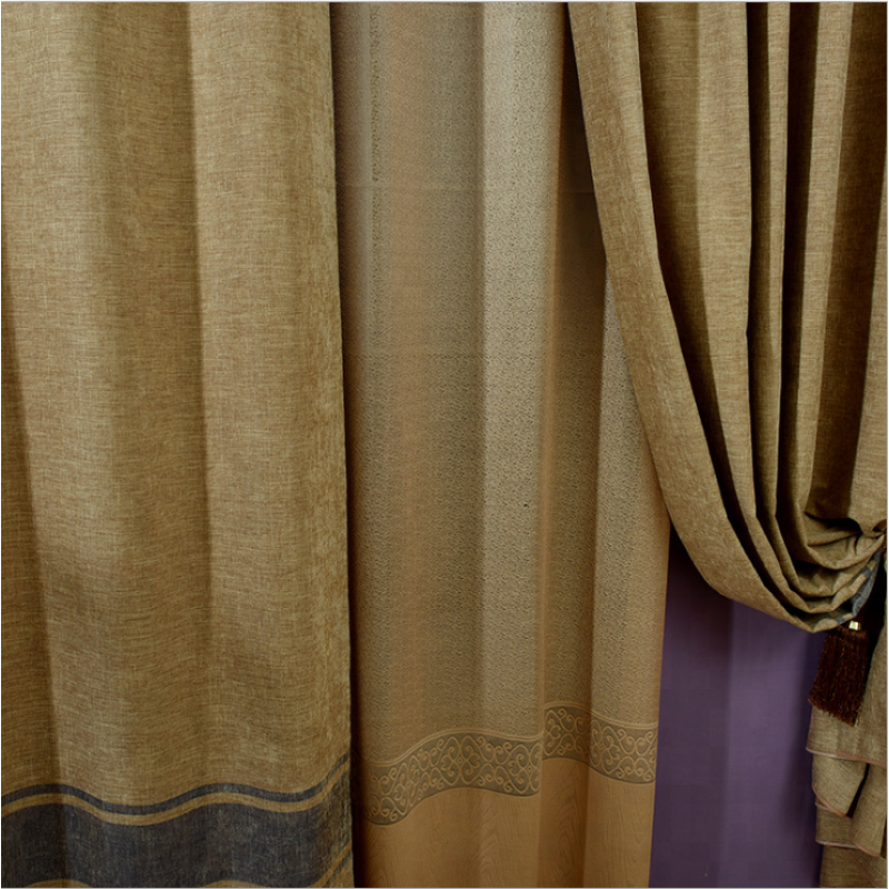 High Quality Hotel 100% Polyester online luxury classical curtains india