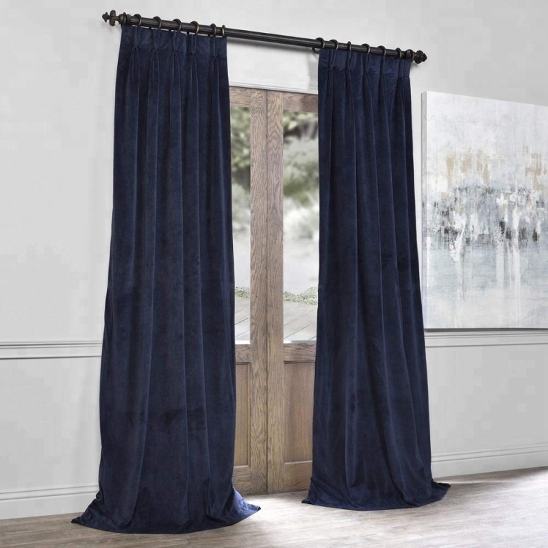 hot sale dark blue used hospital bed curtains