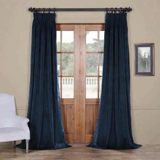 hot sale dark blue used hospital bed curtains