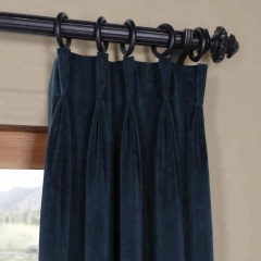 hot sale dark blue used hospital bed curtains