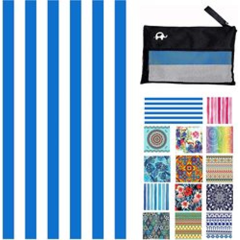 OEM Double Sided Printed Microfiber Beach Towel, Sand Free Beach Towel, Boho Beach Towel#