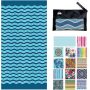 OEM Double Sided Printed Microfiber Beach Towel, Sand Free Beach Towel, Boho Beach Towel#