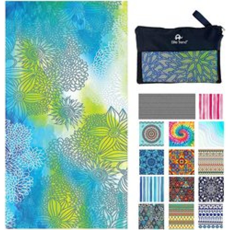 OEM Double Sided Printed Microfiber Beach Towel, Sand Free Beach Towel, Boho Beach Towel#