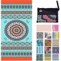 OEM Double Sided Printed Microfiber Beach Towel, Sand Free Beach Towel, Boho Beach Towel#