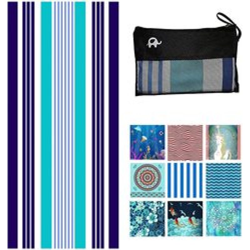 OEM Double Sided Printed Microfiber Beach Towel, Sand Free Beach Towel, Boho Beach Towel#