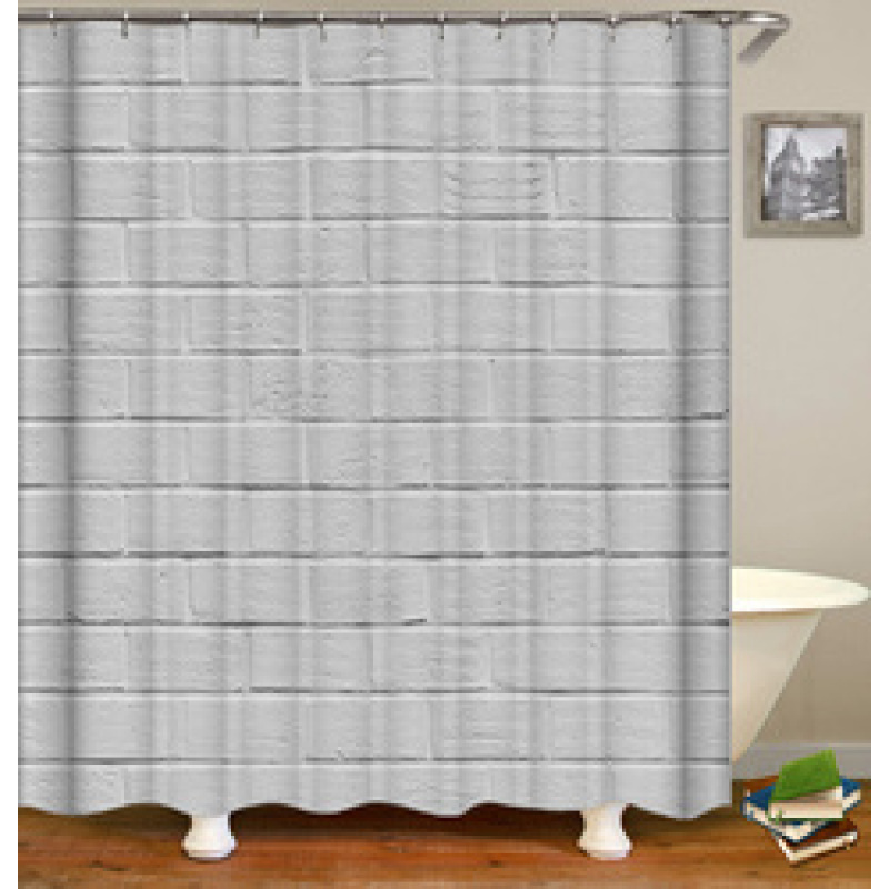2021 Hot Selling Printed  Waterproof  Bathroom Shower Curtain/