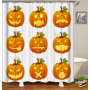 2021 Hot Selling Printed  Waterproof  Bathroom Shower Curtain/
