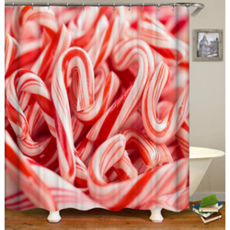2021 Hot Selling Printed  Waterproof  Bathroom Shower Curtain/