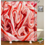 2021 Hot Selling Printed  Waterproof  Bathroom Shower Curtain/