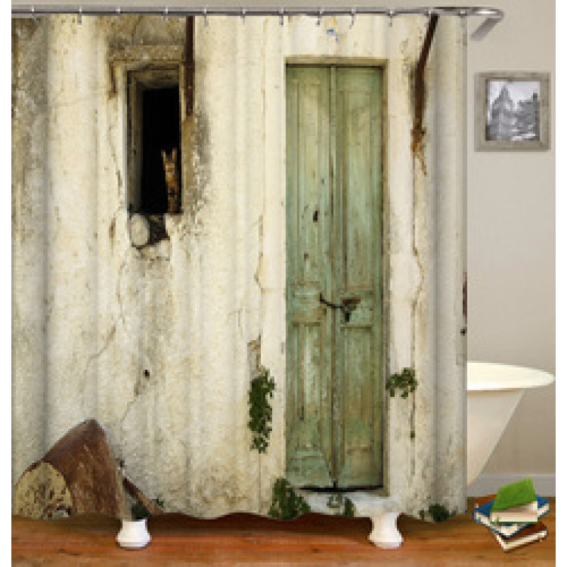 2021 Hot Selling Printed  Waterproof  Bathroom Shower Curtain/
