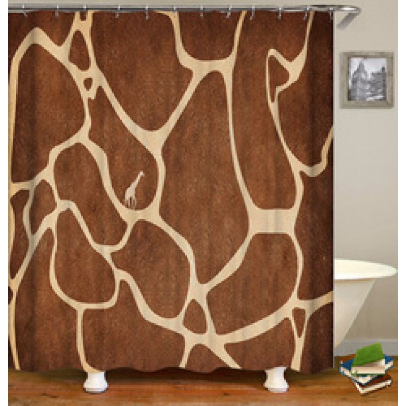 2021 Hot Selling Printed  Waterproof  Bathroom Shower Curtain/