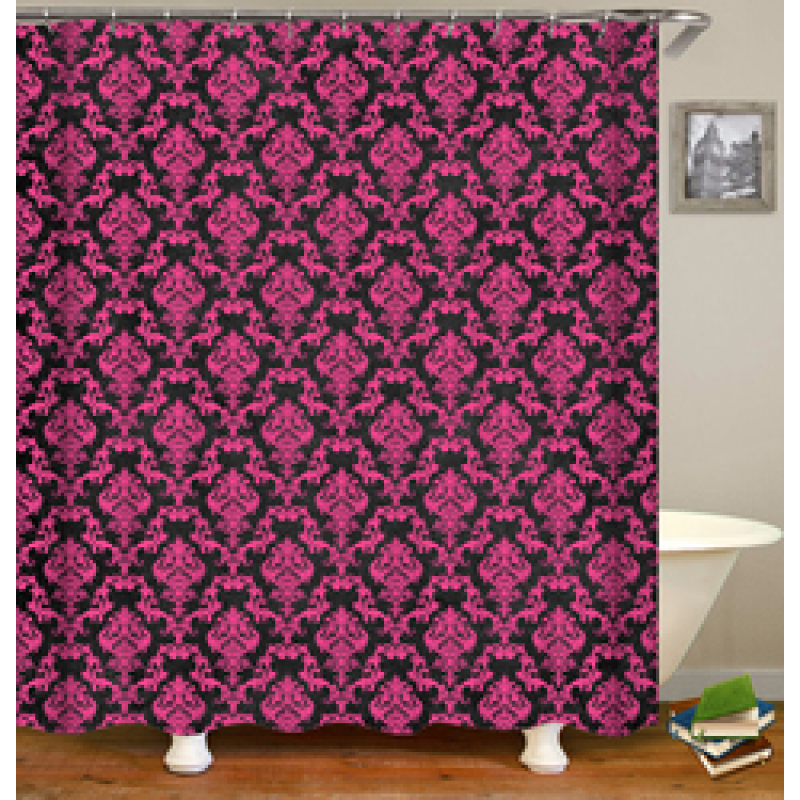 2021 Hot Selling Printed  Waterproof  Bathroom Shower Curtain/