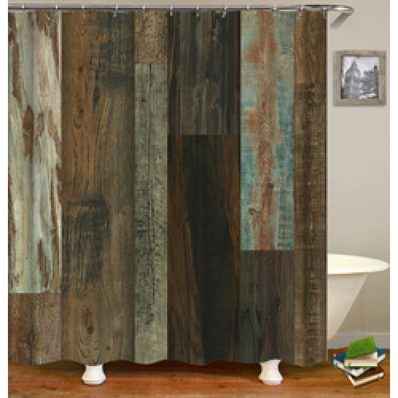 2021 Hot Selling Printed  Waterproof  Bathroom Shower Curtain/