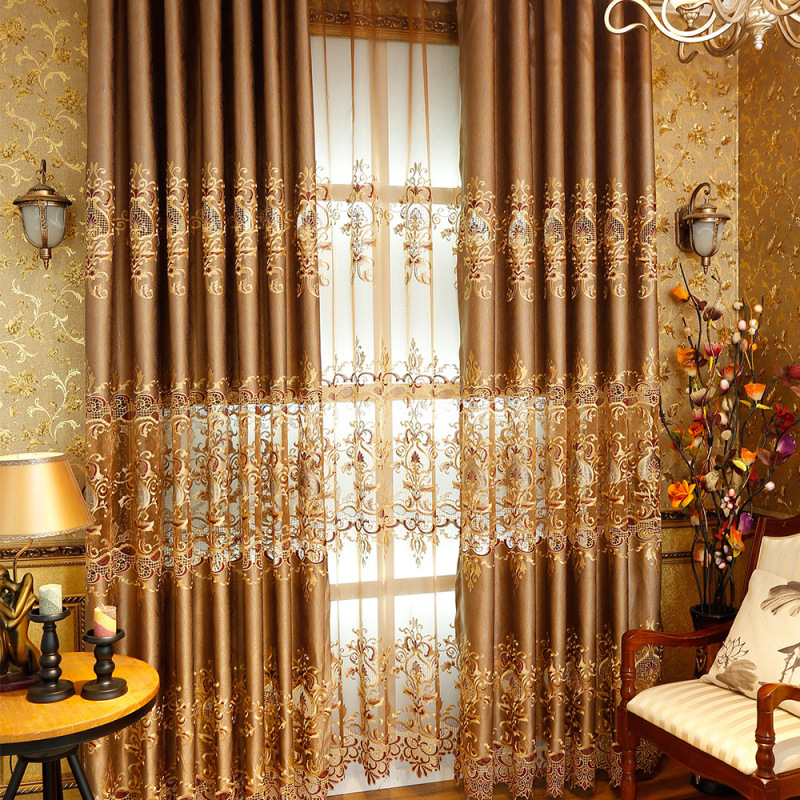 Latest Curtain Fashion Designs Livingroom European And American Style Curtains,China Luxury Curtains Designs Ready Made Curtain#