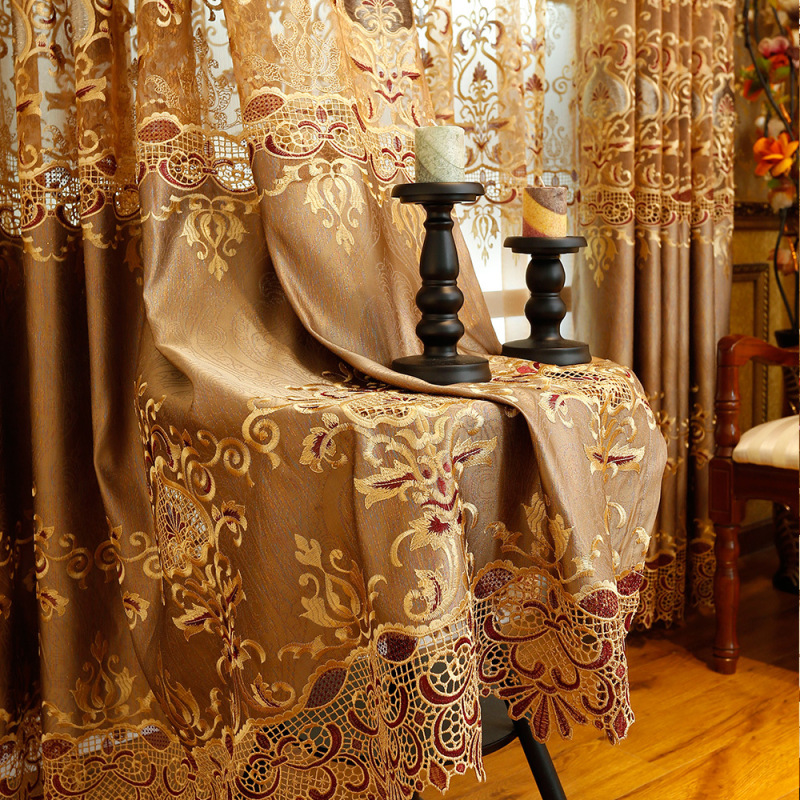 Latest Curtain Fashion Designs Livingroom European And American Style Curtains,China Luxury Curtains Designs Ready Made Curtain#