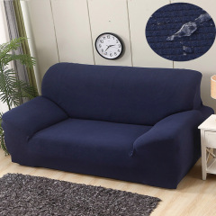 Wholesale Home Decoration Item Sectional Sofa Stretch Cover, High Quality Solid Color Elastic Waterproof Couch Cover/