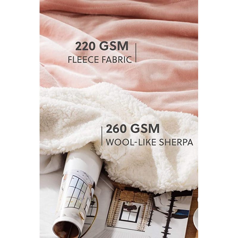 Flannelette Fluffy Winter Warm Blanket Thicken Bedding Sheet Newborn Kids Teens Covering Quilt