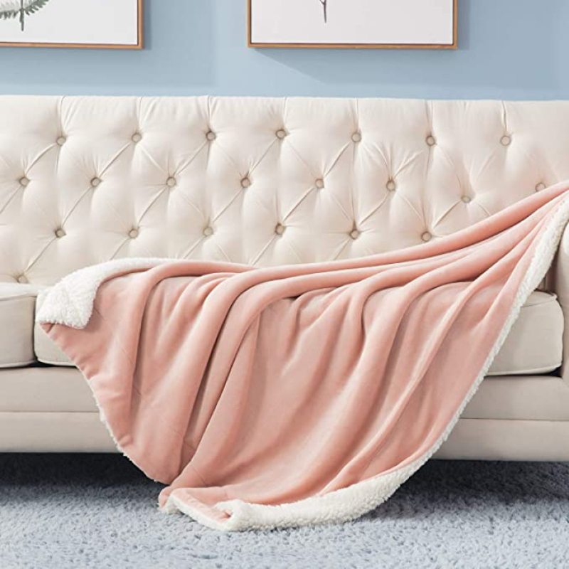 Flannelette Fluffy Winter Warm Blanket Thicken Bedding Sheet Newborn Kids Teens Covering Quilt