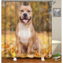 Drop Shipping Thick Waterproof Shower Curtains Bathroom Popular Shower Curtains/