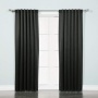 Custom House Blackout Curtains Hot Sale Unique Design Black Curtains for Church and Stage 100% Polyester,100% Polyester Window