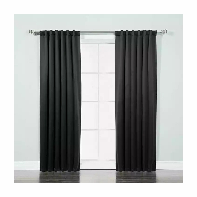 Custom House Blackout Curtains Hot Sale Unique Design Black Curtains for Church and Stage 100% Polyester,100% Polyester Window