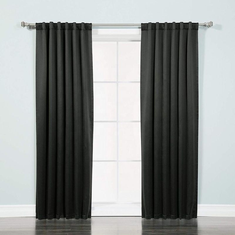 Custom House Blackout Curtains Hot Sale Unique Design Black Curtains for Church and Stage 100% Polyester,100% Polyester Window