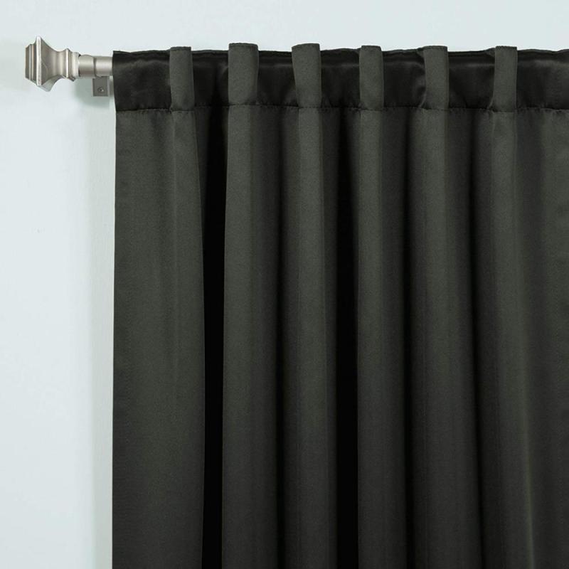 Custom House Blackout Curtains Hot Sale Unique Design Black Curtains for Church and Stage 100% Polyester,100% Polyester Window