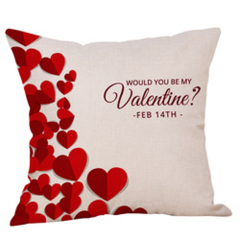 New Love Couple Pillow Case Letter Mr and Mrs Decorative Pillows Cushion Cover for Home Wedding Decoration Valentine