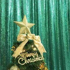 100% polyester 3mm sequin christmas decoration wedding shiny background cloth blue sequin curtain#