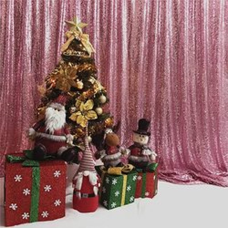 100% polyester 3mm sequin christmas decoration wedding shiny background cloth blue sequin curtain#