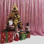 100% polyester 3mm sequin christmas decoration wedding shiny background cloth blue sequin curtain#