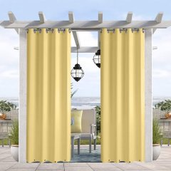 Single white outdoor curtains for the gazebo, they definitely keep the sun glare off of the TV megnat outdoor curtains /