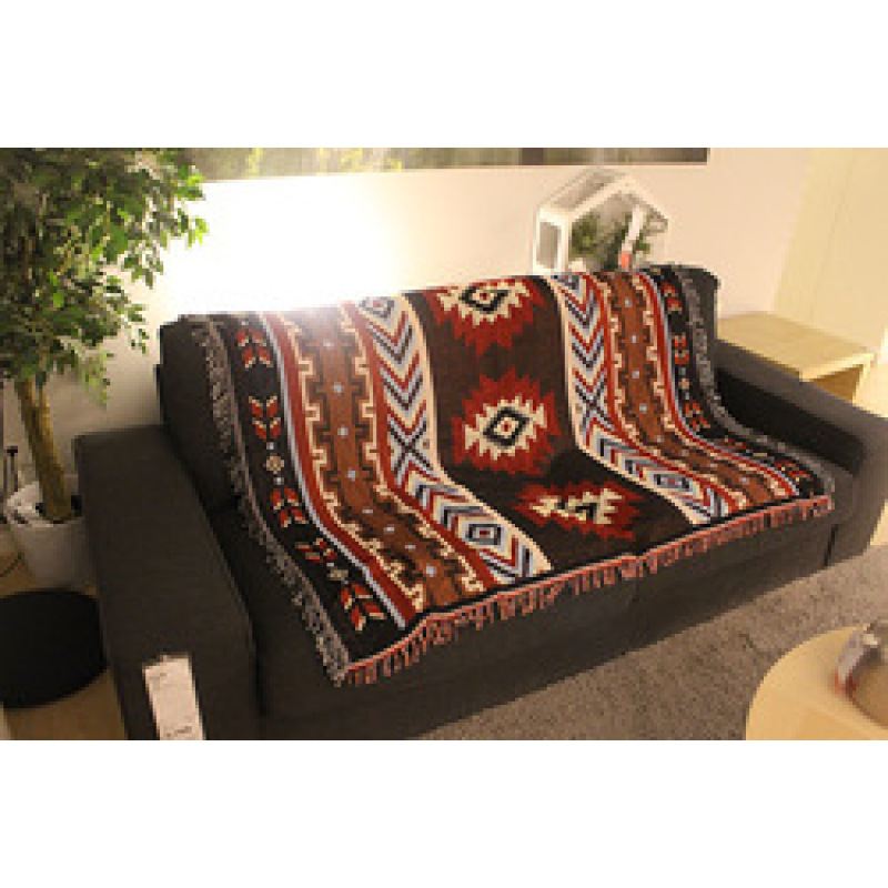 Amazon Bohemian Blanket Sofa Blanket,Decorative Blanket Ethnic Navajo Indian Rug Cover Blanket#